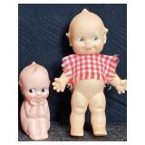 2 VINTAGE KEWPIE DOLLS COMEO ï¿½69 & KEWPIE RARE