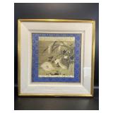 Frames Print Quails and Flowers" by Tosa