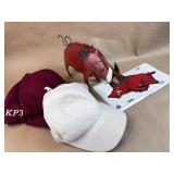 Arkansas Razorback Items Hats Need Cleaned