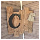 Rustic Barnwood "C" Decor