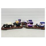 3 LGB Flat Cars G Gauge SR&RL , Each has had 2