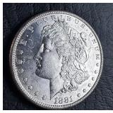 1881 S Morgan Silver Dollar Uncirculated?