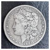 1901 Morgan Silver Dollar