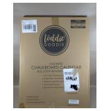 NIB MAGNETIC CHALKBOARD CALENDAR 18' X 24'