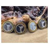 4 - .999 Fine Silver Casino Tokens 1oz Each