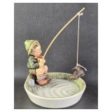 Vintage Just Fishing Figurine Hummel Goebel 373