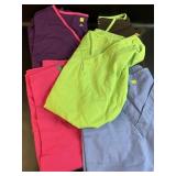 5 Ladies Scrub Tops 2XL