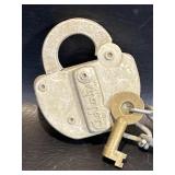 CWP&S RR Railroad Padlock & Key Chicago West