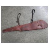 Custom Made Leahter Rifle Scabbard
