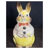 RABBIT COOKIE JAR BY MAURICE OF CALIFORNIA