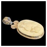 SAJEN Sterling 925 Carved Double Sea Turtle