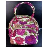 Vera Bradley Hand Bag Like New w/ Cosmetic Size