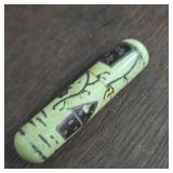 Retro Silver Painted / Celluloid Cigarette Holder