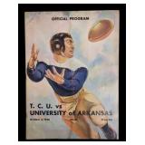 1936 TCU Vs Arkansas Razorbacks Program