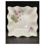 OLD FOLEY JAMES KENT SMALL SQUARE PLATE