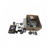 Box Lot Of Electrical Boxes, Switches, Solar