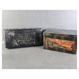 Vtg. Diamond Match Co. & Safety First Metal Box