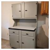 Antique Porcelain Top Hoosier Style Cabinet