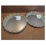 Beaded Vanity Trays