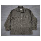 Woolrich Heavy Flannel Wool Mens Shirt Large