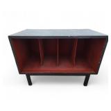 Vtg Lane Record Cabinet Retro Vinyl Storage