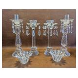 Pair of  Vintage Godinger Crystal Diamonds