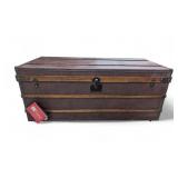 Modern Lane Trunk on Casters, Cedar Lined