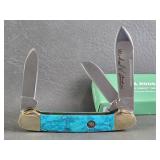 Hen & Rooster Michael Prater Turquoise Knife