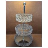 3 Tier Beaded Desert Tray