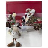 MERRY MOOSEMIS, GNOME SANTAS, RED TRUCK PILLOW,