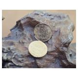 2- 1945 Two Pesos Gold Coins