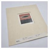 "Fish II" Masao Ohba 1928 Color Serigraph