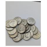 ROLL OF 1967 KENNEDY 40% SILVER HALF DOLLARS