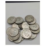 ROLL 1969 40% SILVER KENNEDY HALF DOLLARS