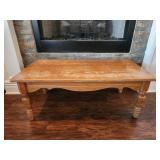 Vtg Oak Coffee Table