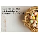 Auction Catalog Deadline Date