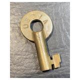 USTAV Brass RR Switch Lock Key United States