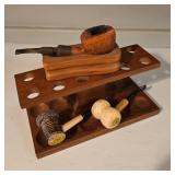 Nording Danish Pipe w/ Stand & MO Meerschaum