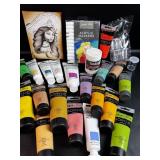 Lot of Acrylic Paints w/ Acrylic Markers