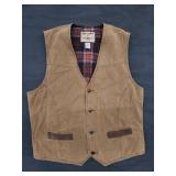 Wrangler Outerwear Flannel Lined Vest Large