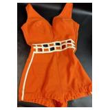 VTG Orange Ladies Swim Suit Size Unavailable