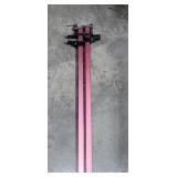 FURNITURE CLAMPS PINK METAL 42" LONG