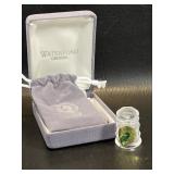 New Waterford Crystal Thimble in Box