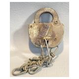 C&O RR Padlock & Key Chicago & Western Indiana
