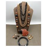 Lee Sands Mosaic Eagle + Beads Necklaces,