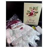 New Santa Face w/ Christmas Light Magnets