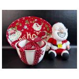 New Hallmark Small Christmas Bowls w/ Santa &