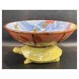 Tracy Porter Turtle Pedestal Bowl Marsh