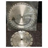 2 CIRCULAR SAW BLADES 10 IN. 36T & 8 IN.