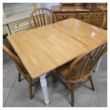 Modern Dining Table w/ 4 Chairs